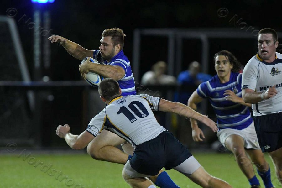 Wheaton Men\'s Rugby vs Mass Maritime.  Photo by Keith Nordstrom